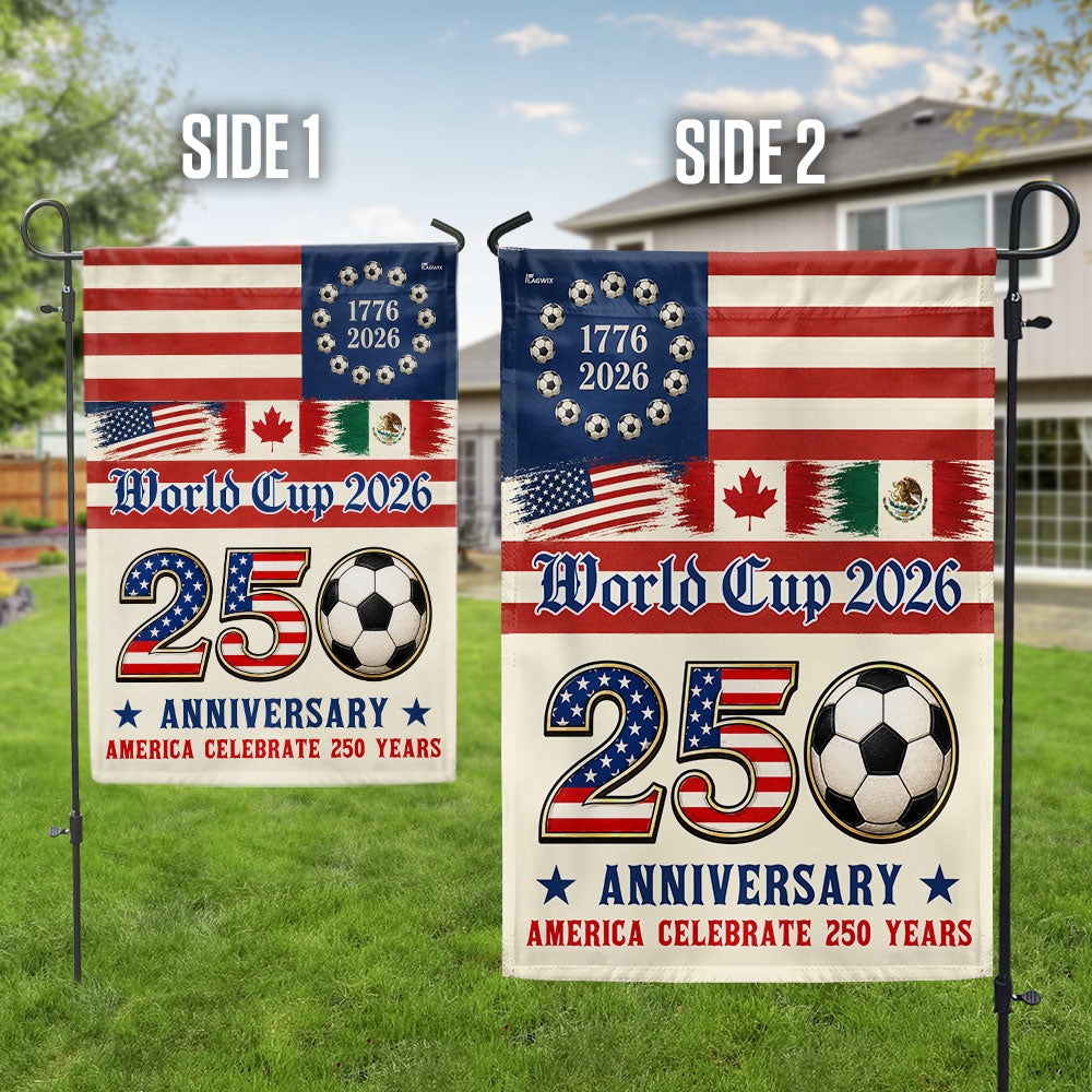 250th Anniversary Flag, World Cup 2026 America Celebrate 250 Years US Flag