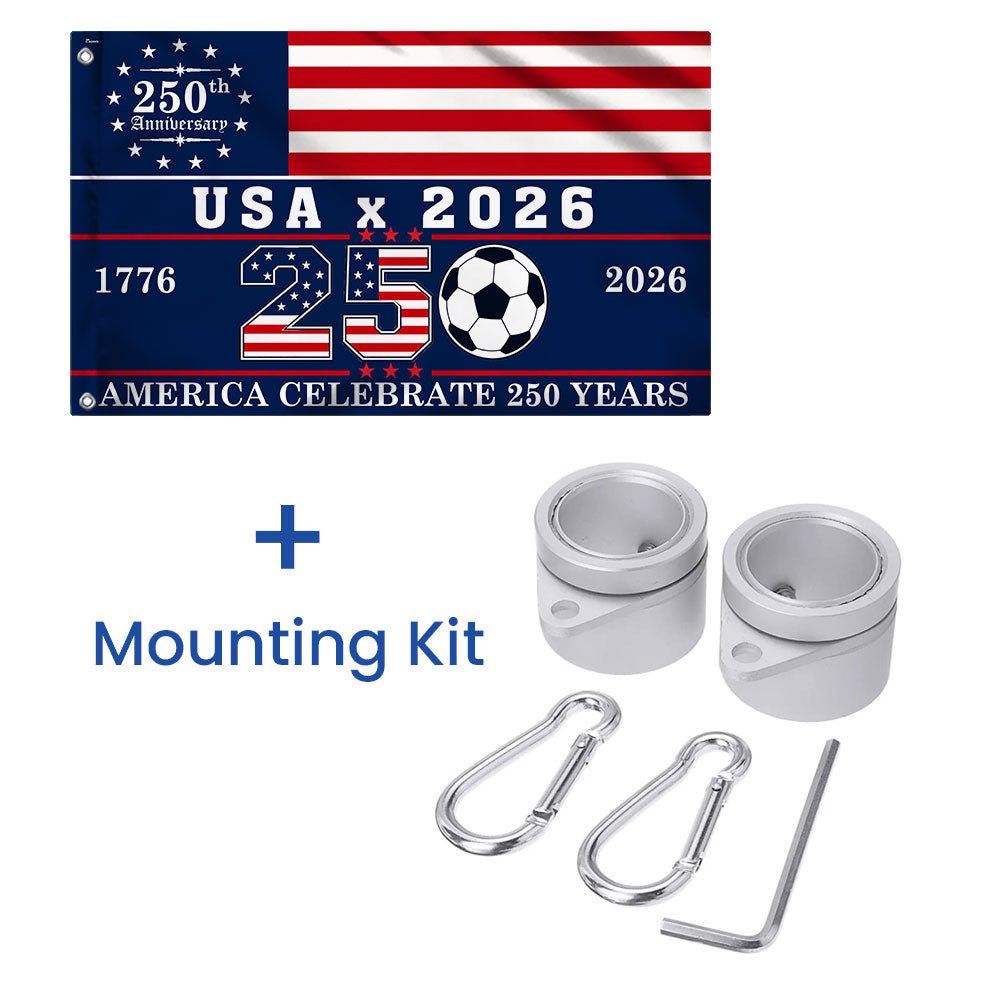 World Cup USA 2026 America Celebrate 250 Years Grommet Flag