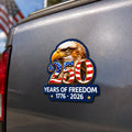 Patriotic Eagle 250 Years of Freedom Car Magnet for Patriotic Decor