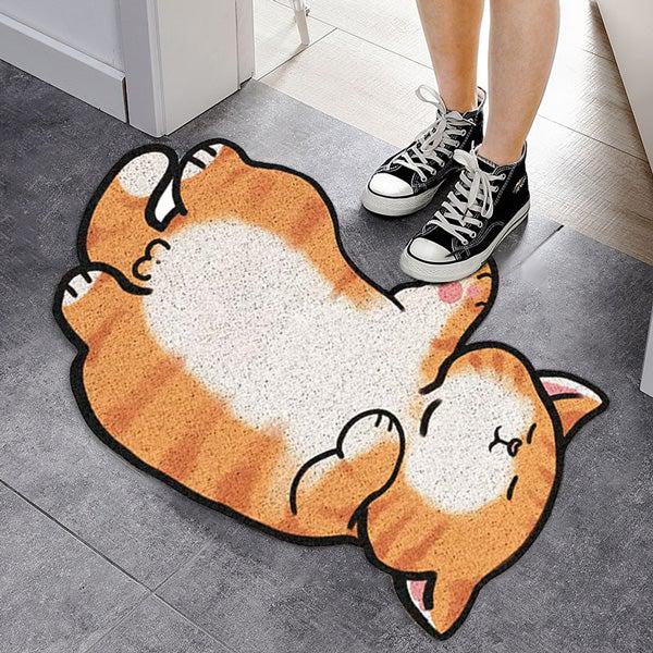 Napping Ballsy Cat Rutschfester Fußmatte Teppich | Brehn