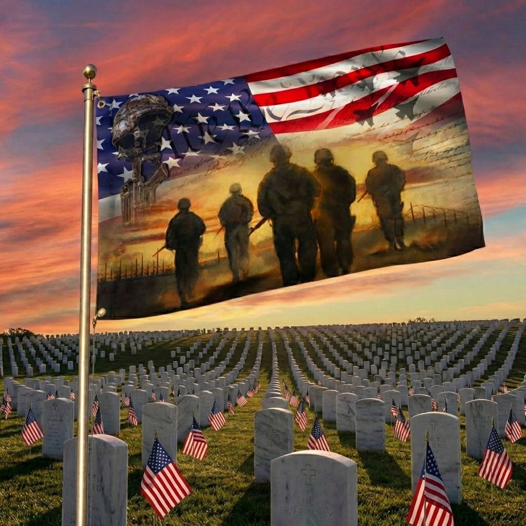 Memorial Day, Veterans Day Flag, All Gave Some Some Gave All, American flag