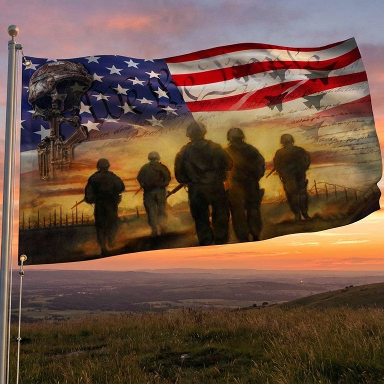 Memorial Day, Veterans Day Flag, All Gave Some Some Gave All, American flag