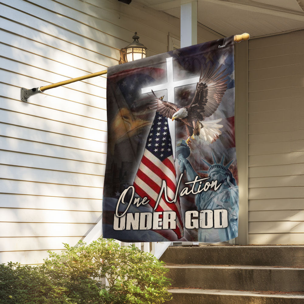 One Nation Under God America Flag PN262Fv1 3-Day Shipping