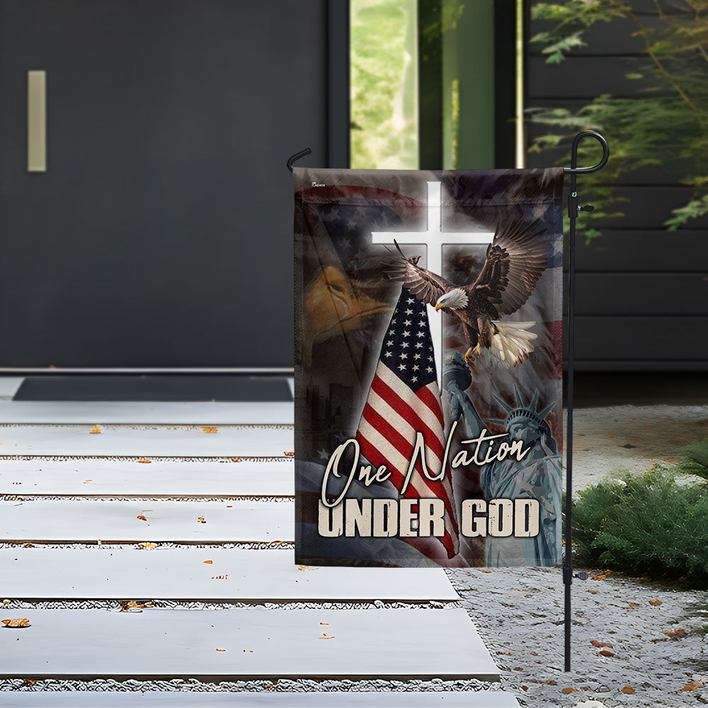 One Nation Under God America Flag PN262Fv1 3-Day Shipping