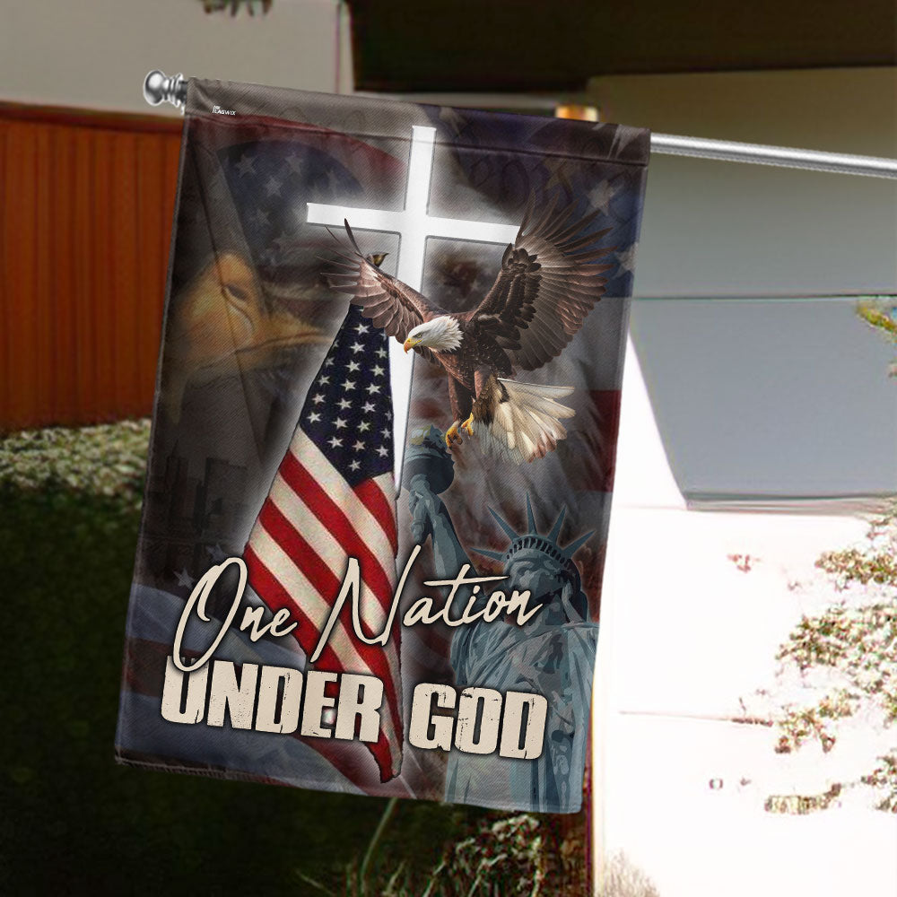 One Nation Under God America Flag PN262Fv1 3-Day Shipping