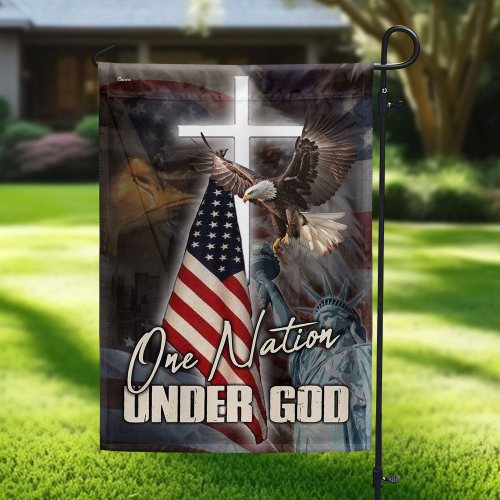 One Nation Under God America Flag PN262Fv1 3-Day Shipping