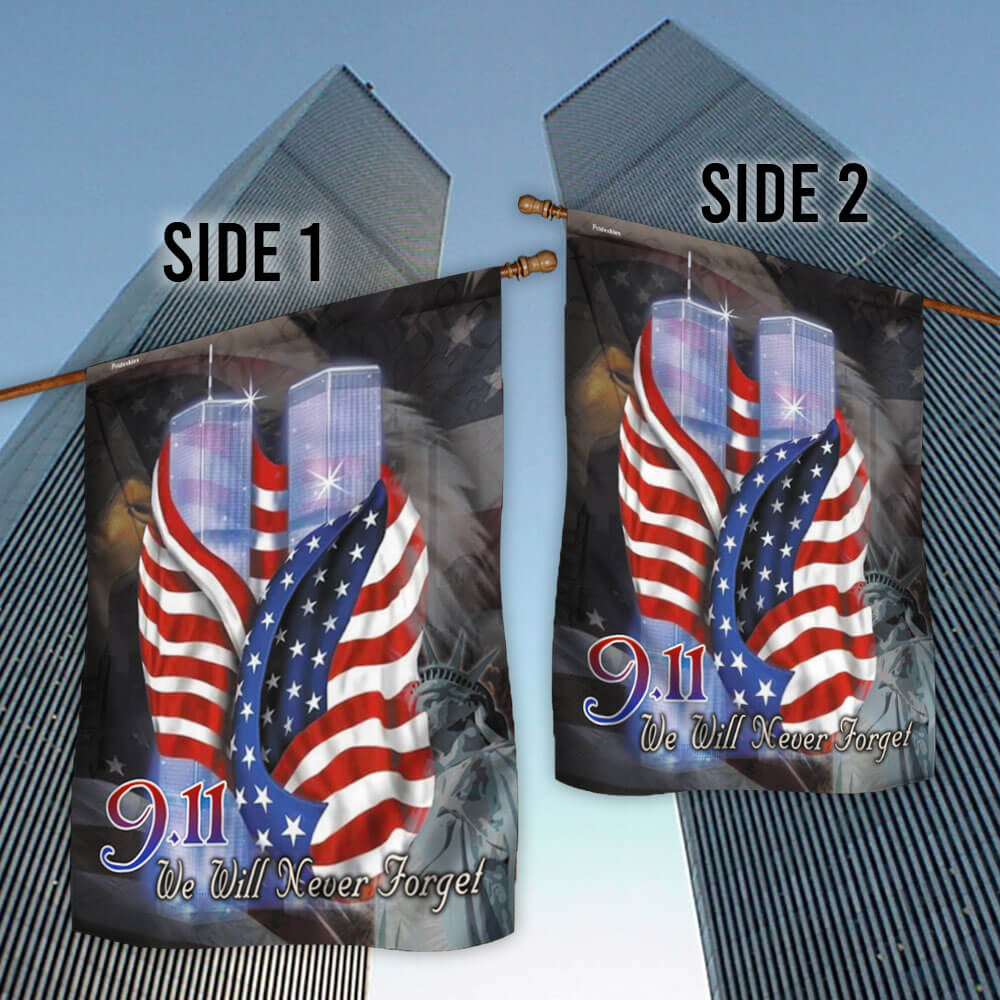 September 11th Never Forget 911 Flag