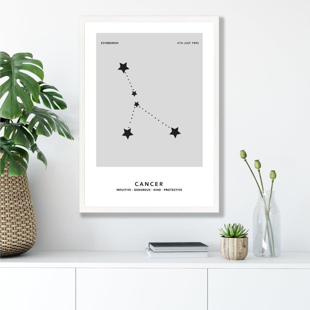 KREBS - Personalized Zodiac Constellation Print | Bowlift