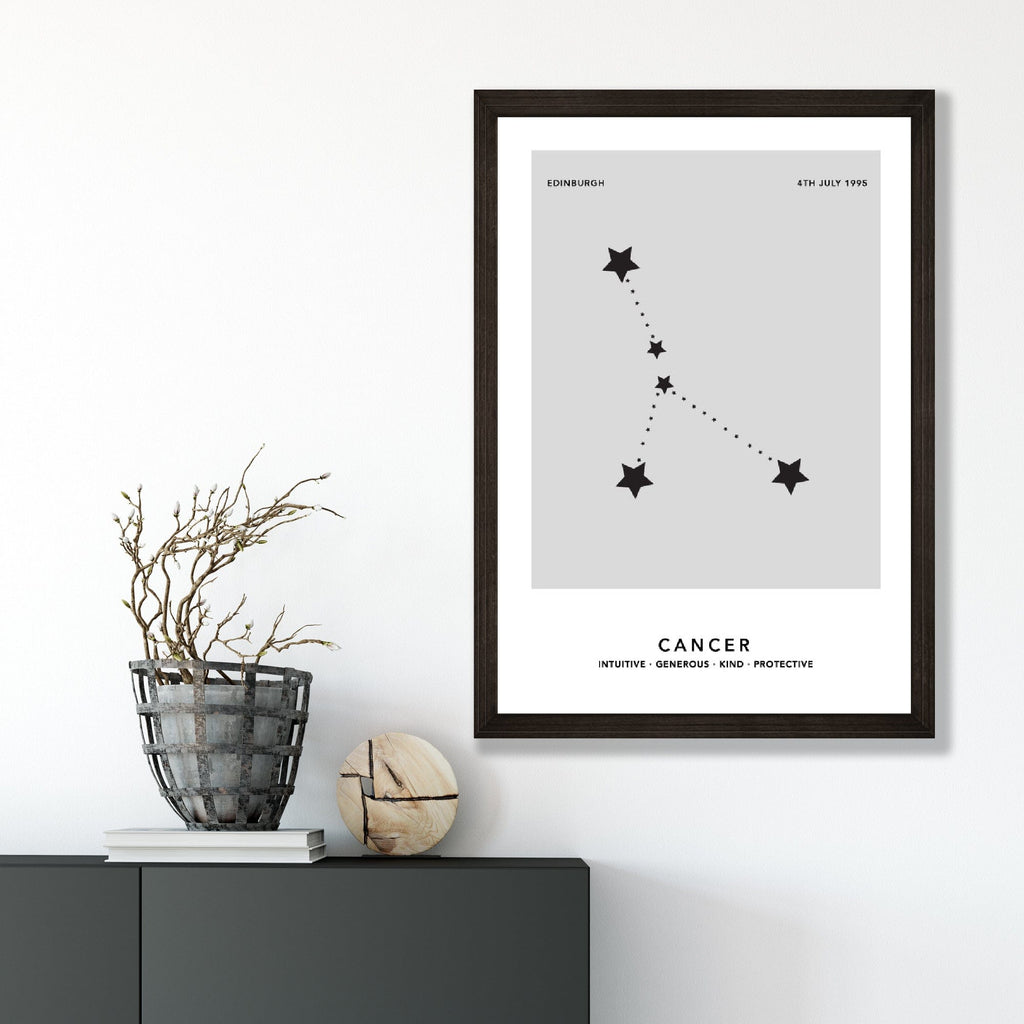 KREBS - Personalized Zodiac Constellation Print | Bowlift