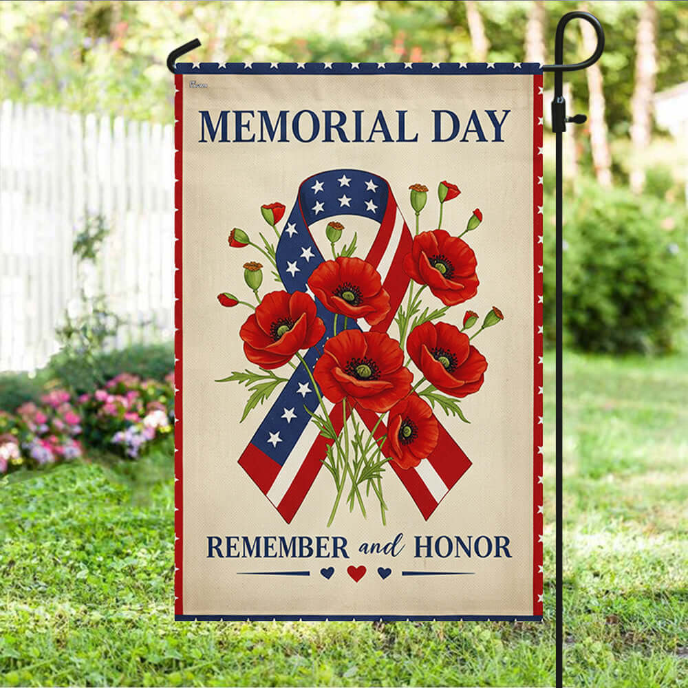 Memorial Day Remember And Honor Flag