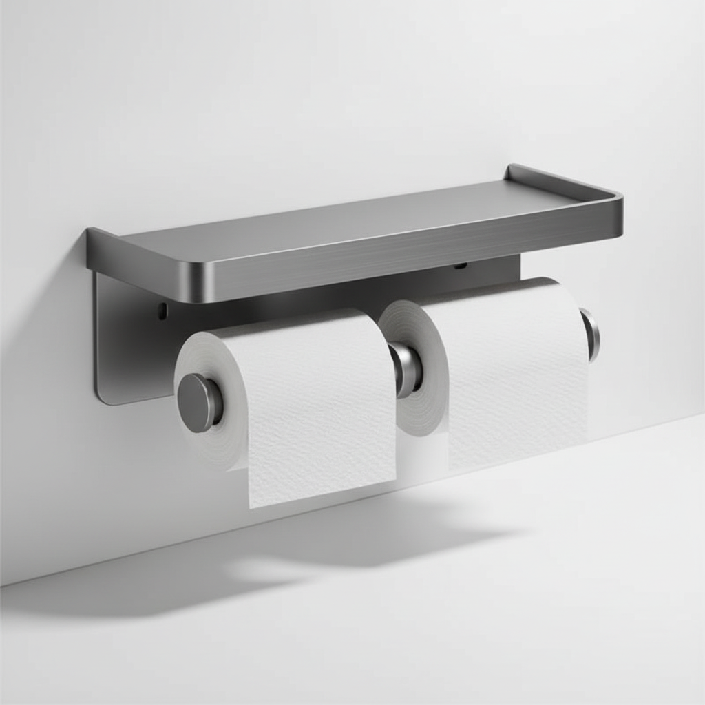 Space-saving toilet paper holder - ToiletHaven