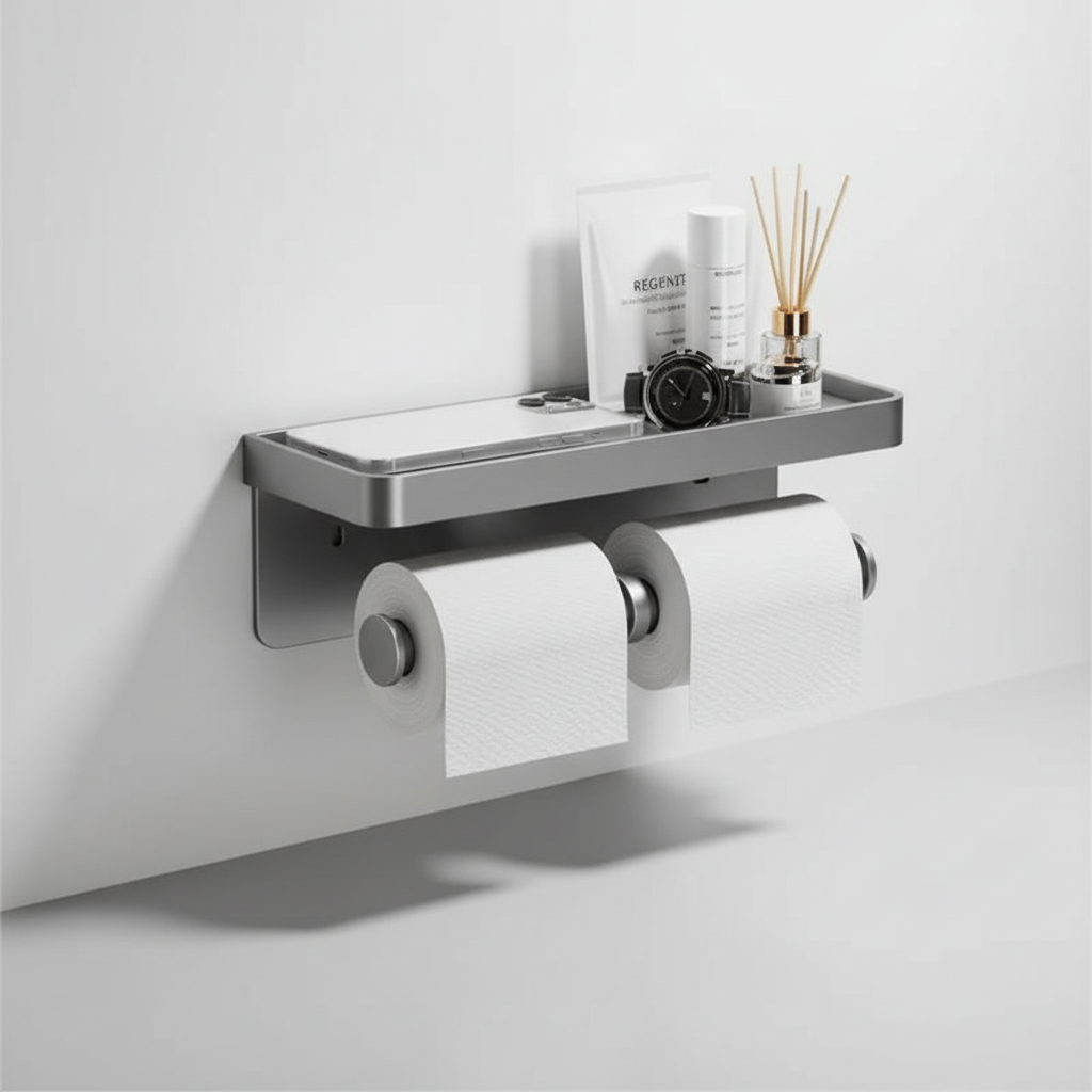 Space-saving toilet paper holder - ToiletHaven