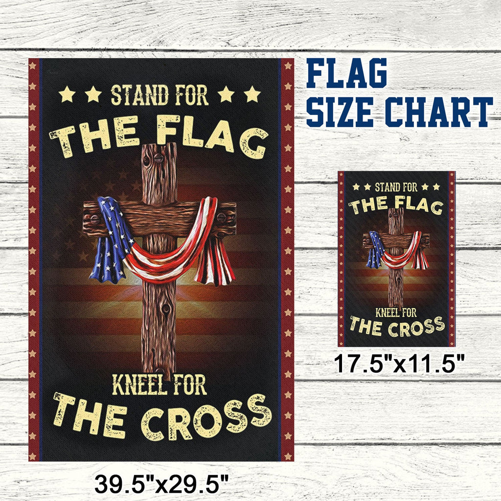 Stand For The Flag Kneel For The Cross Flag
