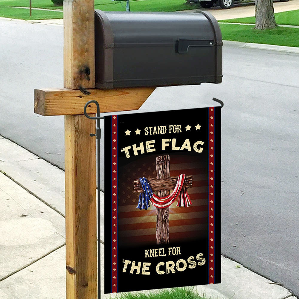 Stand For The Flag Kneel For The Cross Flag