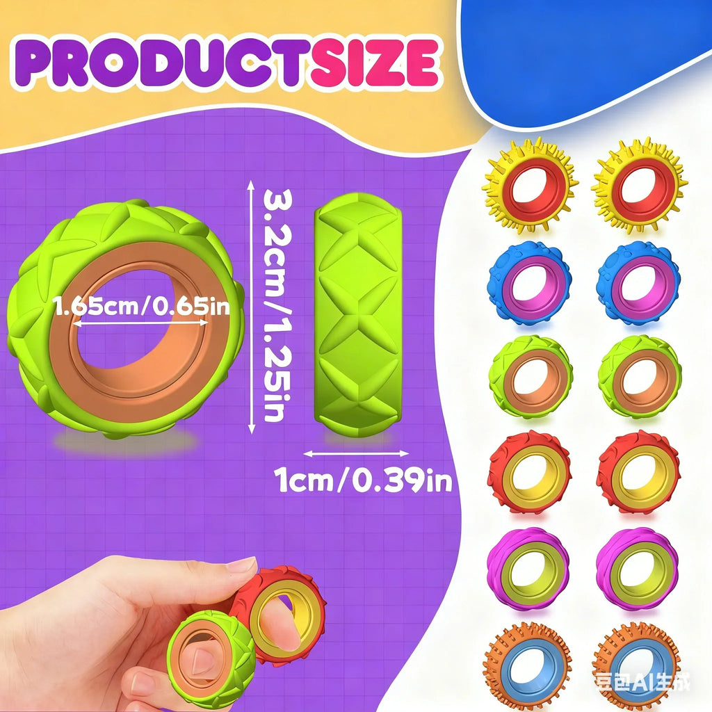 Rotating Sensory Ring Toy - Spinlette