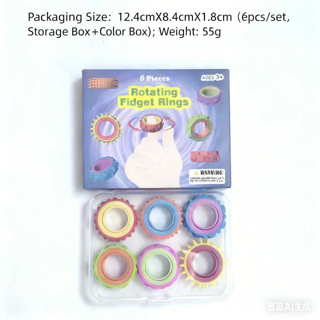 Rotating Sensory Ring Toy - Spinlette
