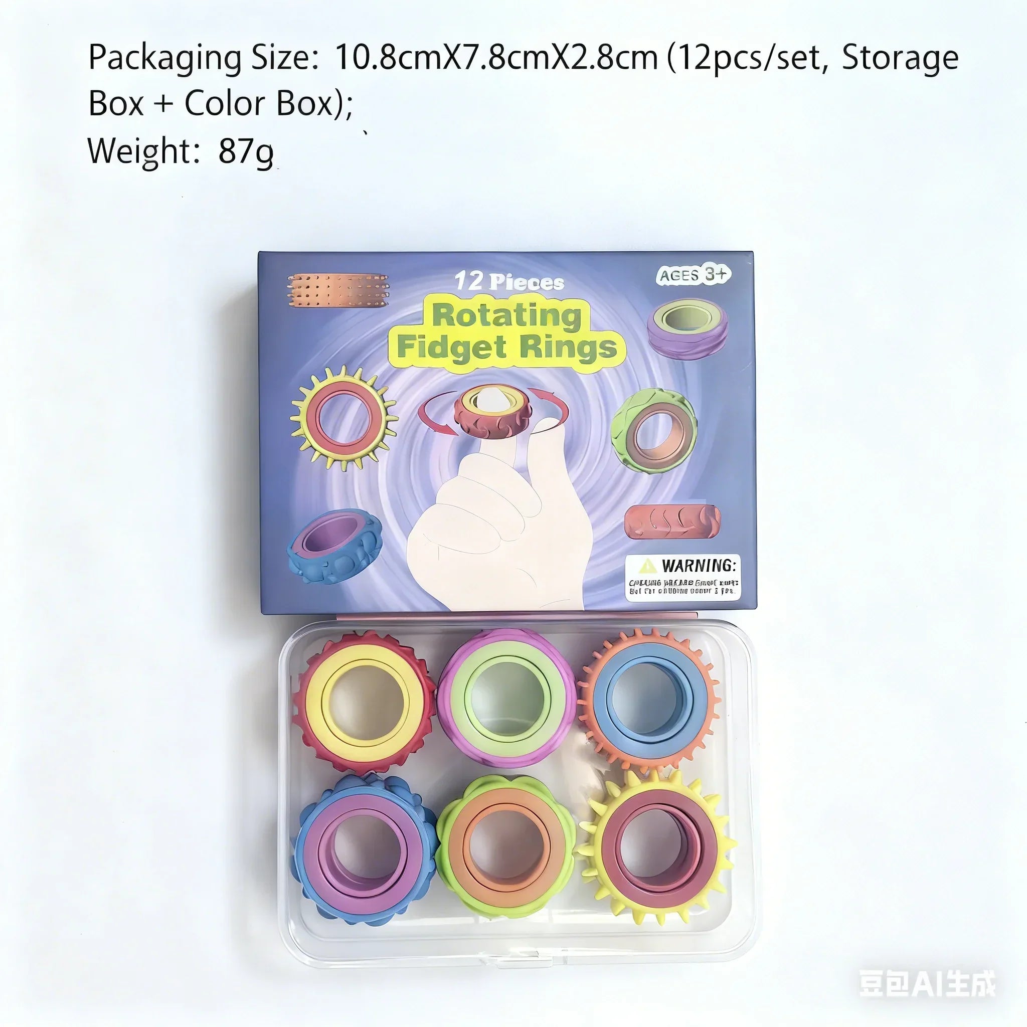 Rotating Sensory Ring Toy - Spinlette