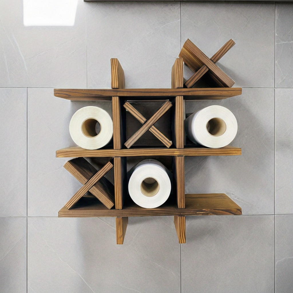 Rustic Wall Shelf Made of Wood - PineGrid