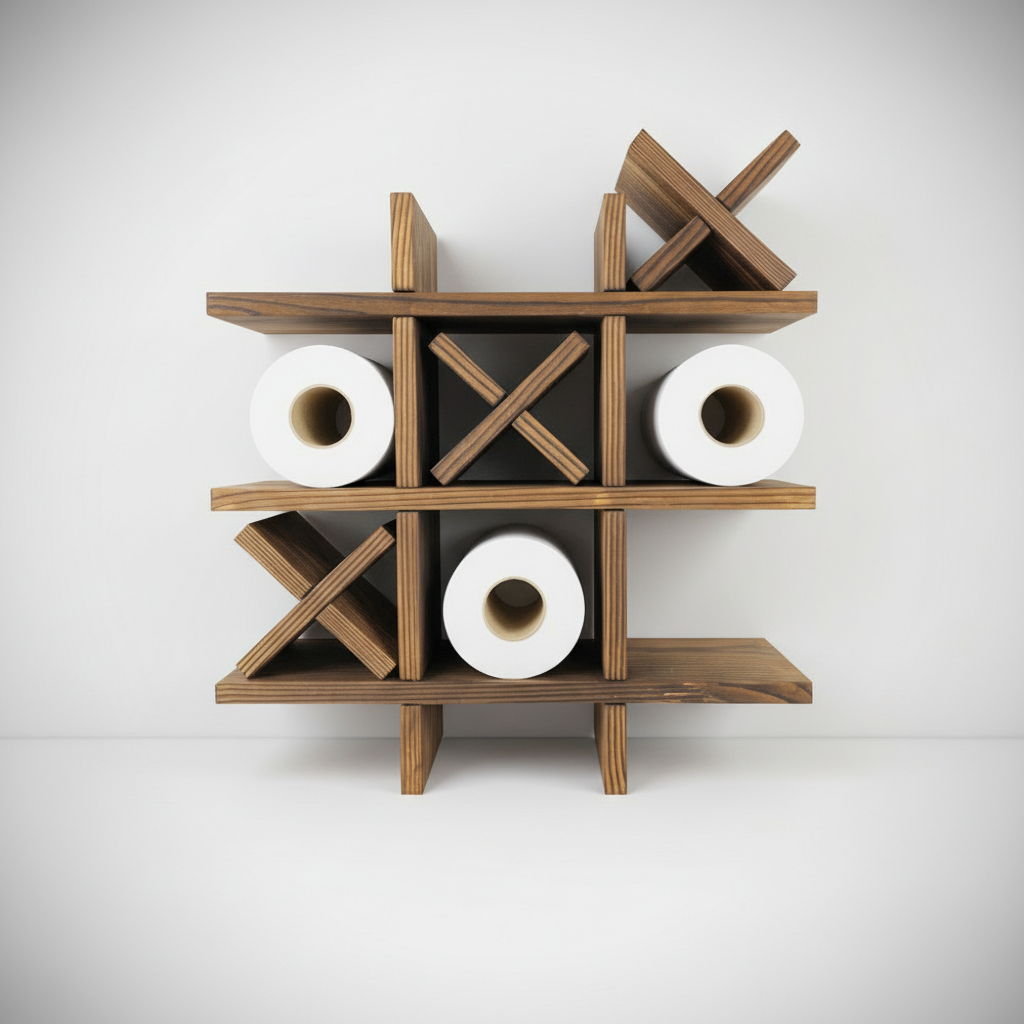 Rustic Wall Shelf Made of Wood - PineGrid