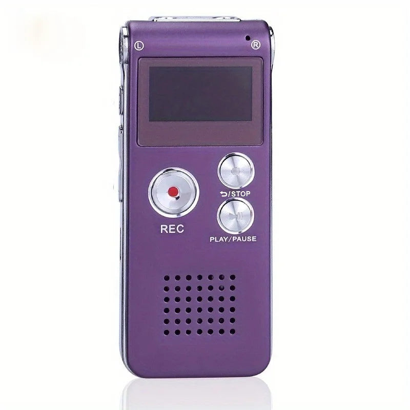 Digital Voice Recorder with Voice Activation and WAV Recording, Pocket Sized