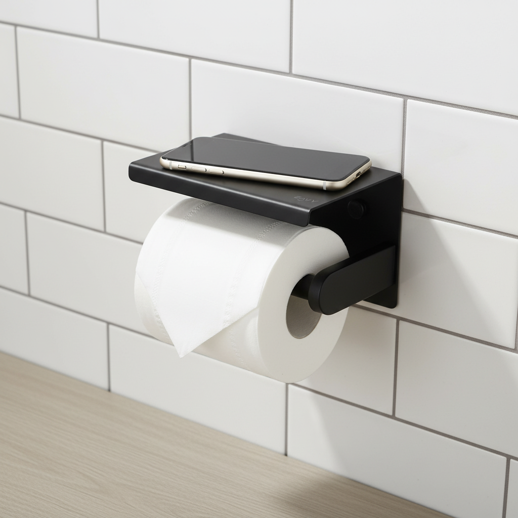 Slim Wall-Mounted Toilet Holder - SmartShelf