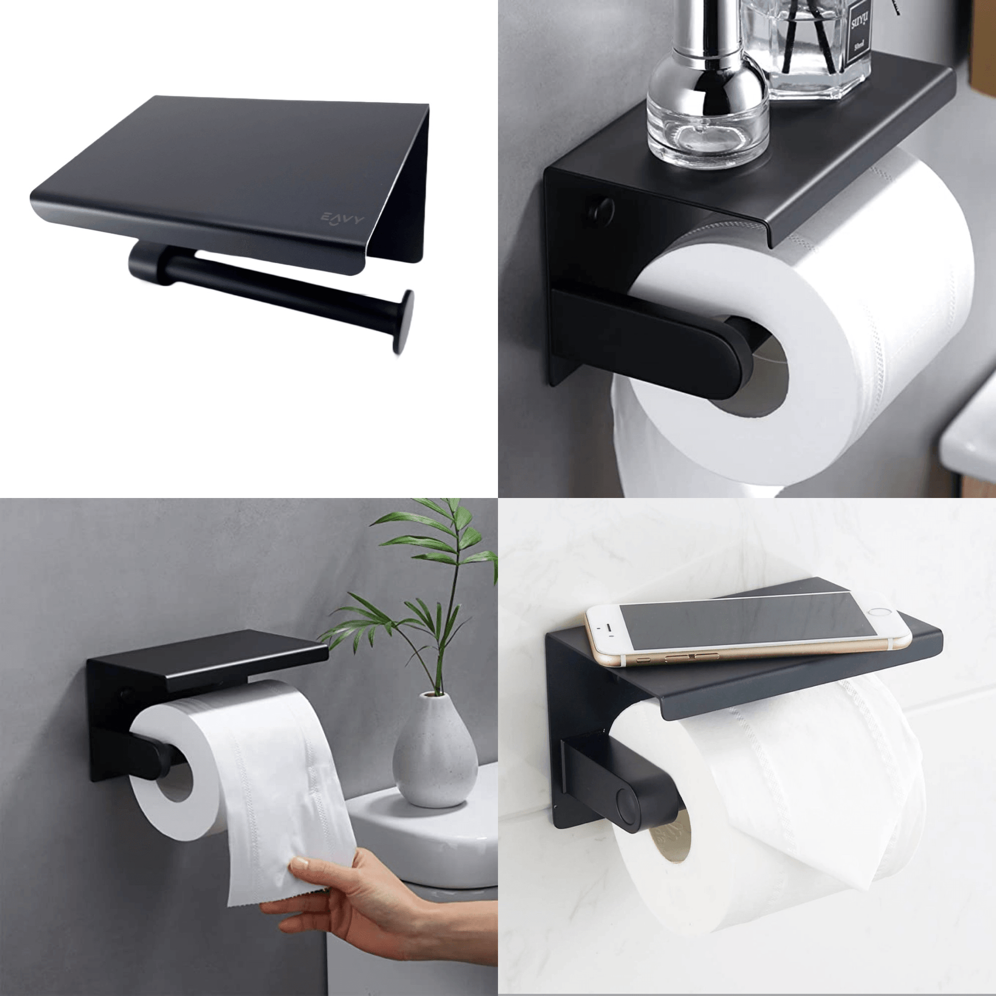 Slim Wall-Mounted Toilet Holder - SmartShelf