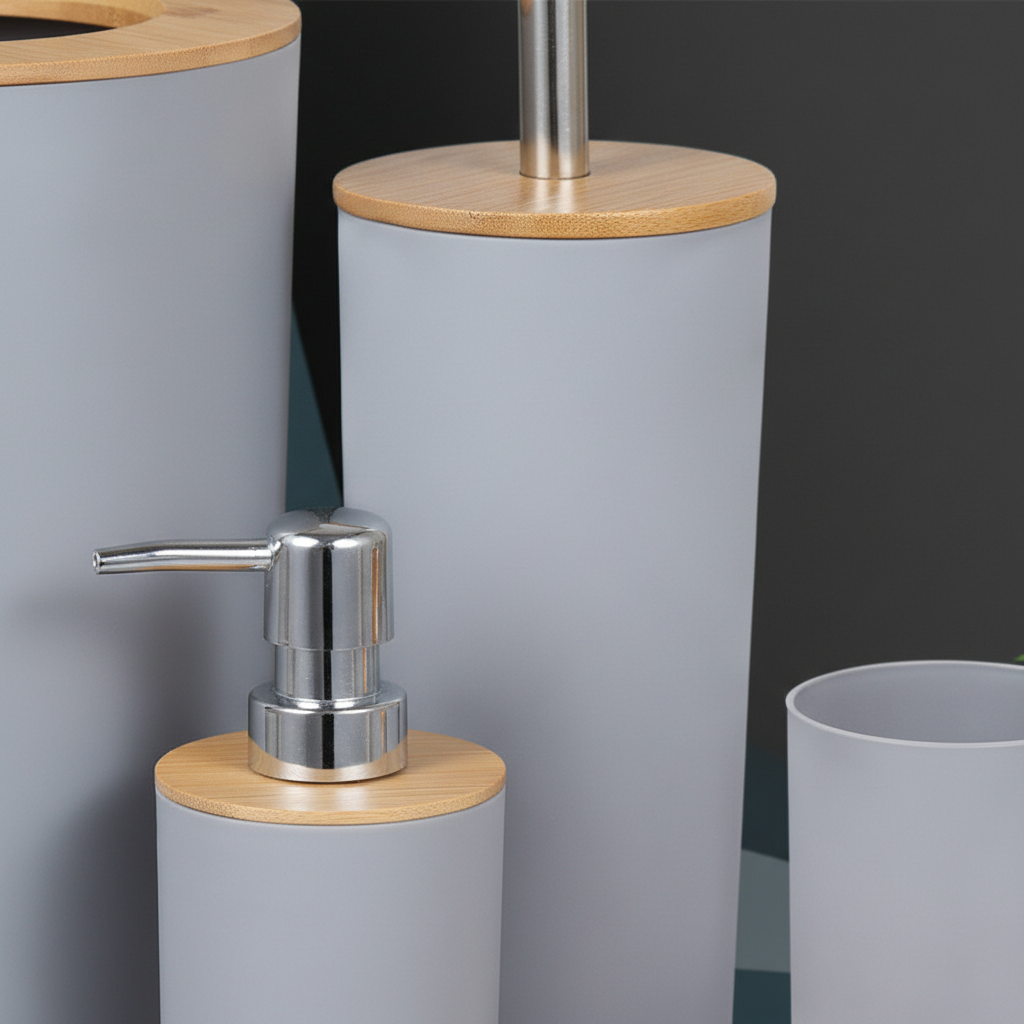 Six Piece Bathroom Set - Bathlume
