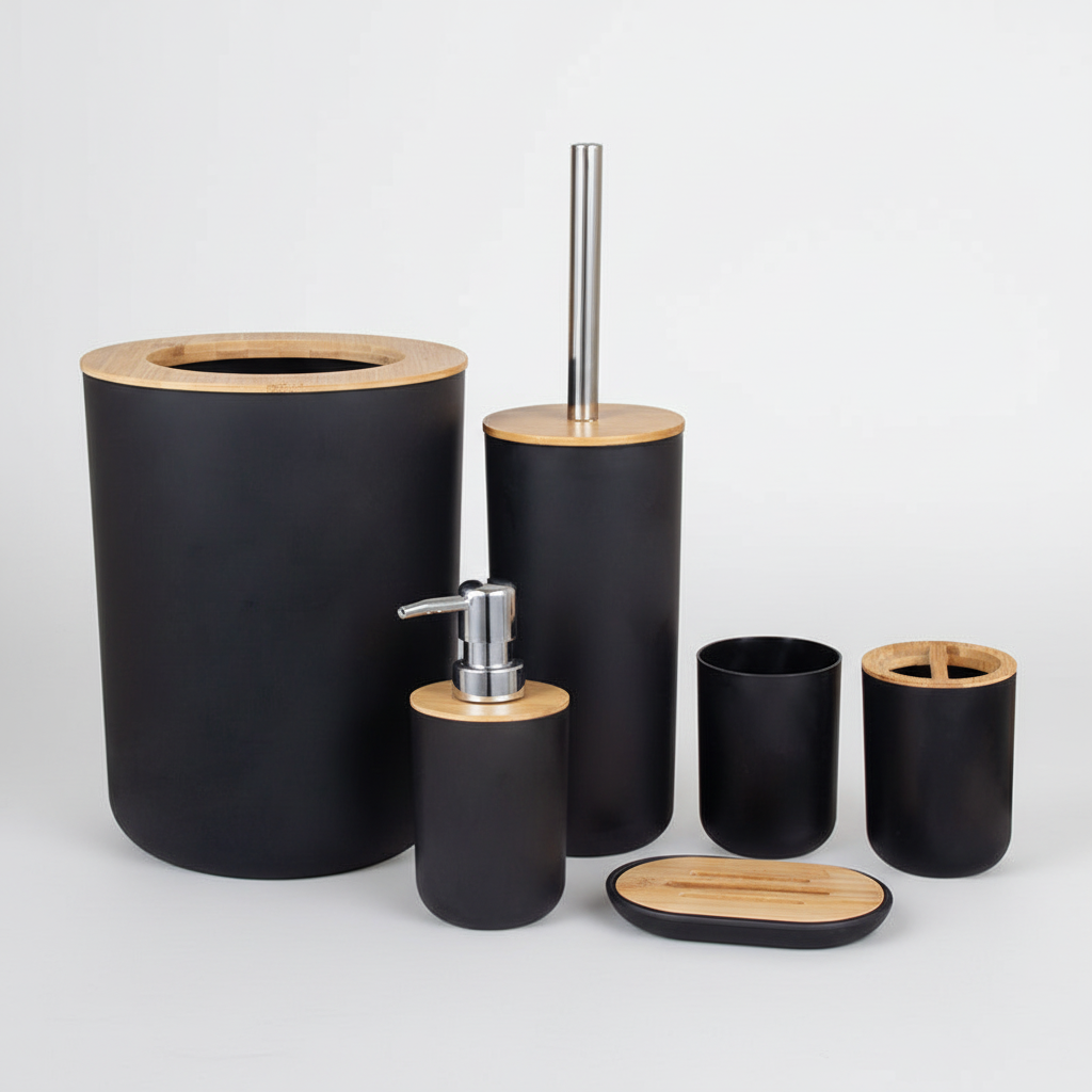 Six Piece Bathroom Set - Bathlume