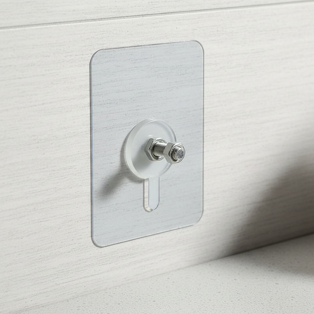 Self-adhesive bathroom hooks – StickCorner