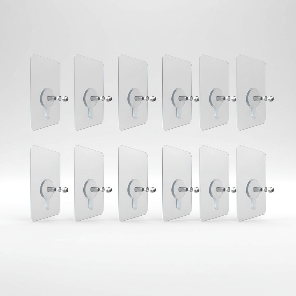 Self-adhesive wall hooks made of PVC - StickBolt