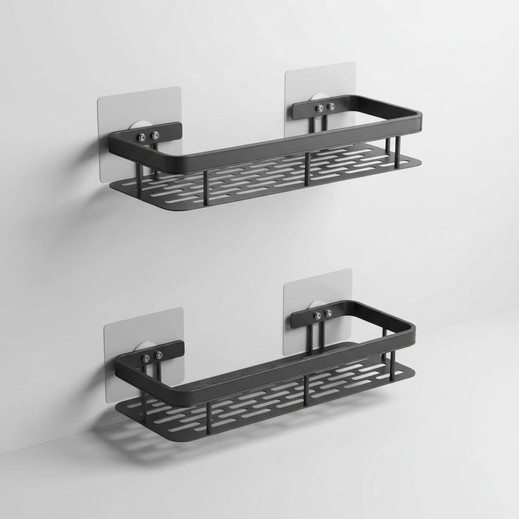 Self-adhesive bathroom shelf - Bathify