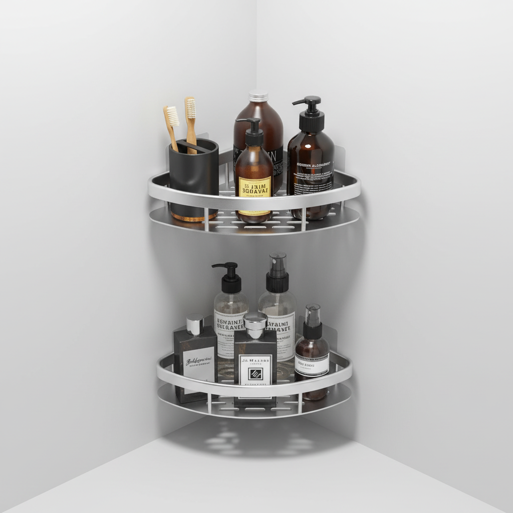 Self-adhesive bathroom shelf - Bathify