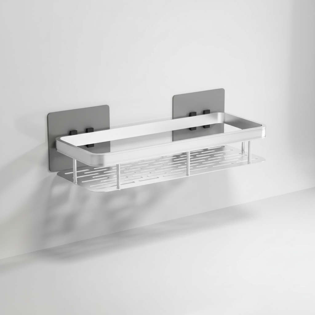 Self-adhesive bathroom shelf - Bathify