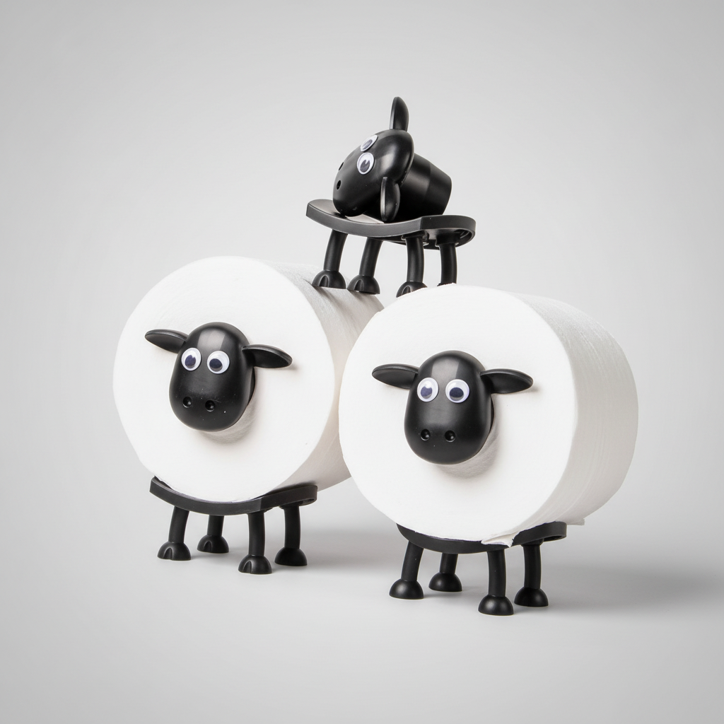 Stackable sheep design roll - RollSheep