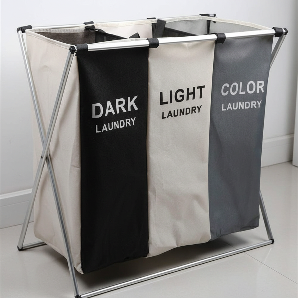 Standing Sorting Basket for Bathroom - TriOrganize