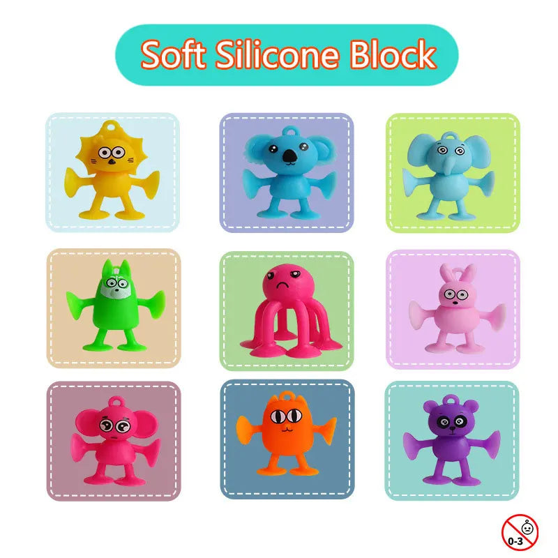 Suction Animal Building Set - Suctabudd