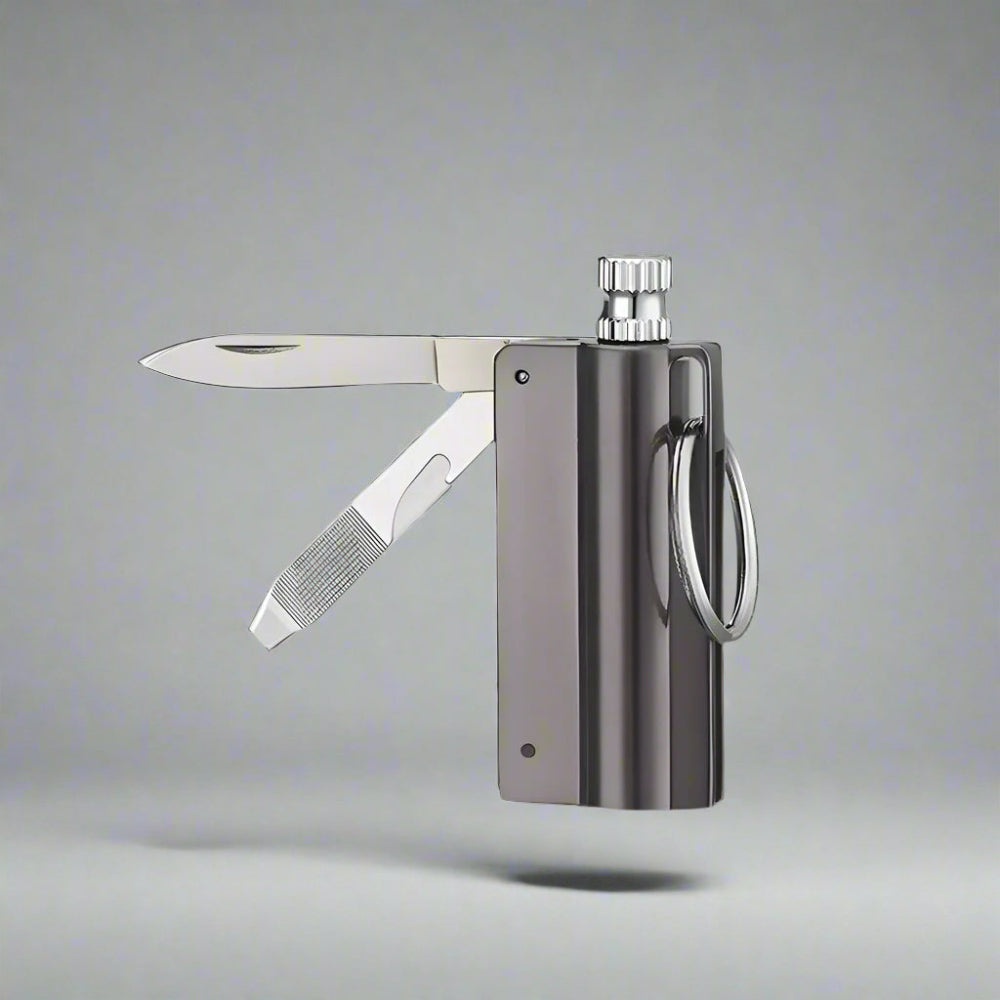 BowLift | Survival Waterproof Flint Fire Starter Keychain