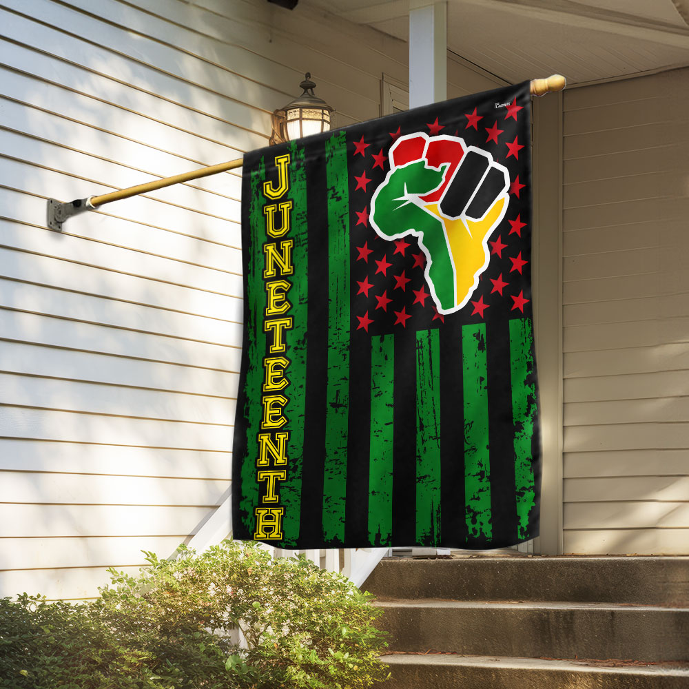 Juneteenth. African American Flag