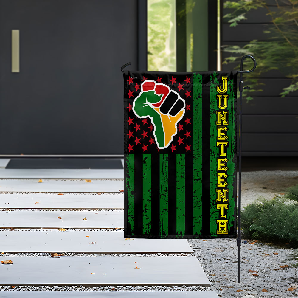 Juneteenth. African American Flag