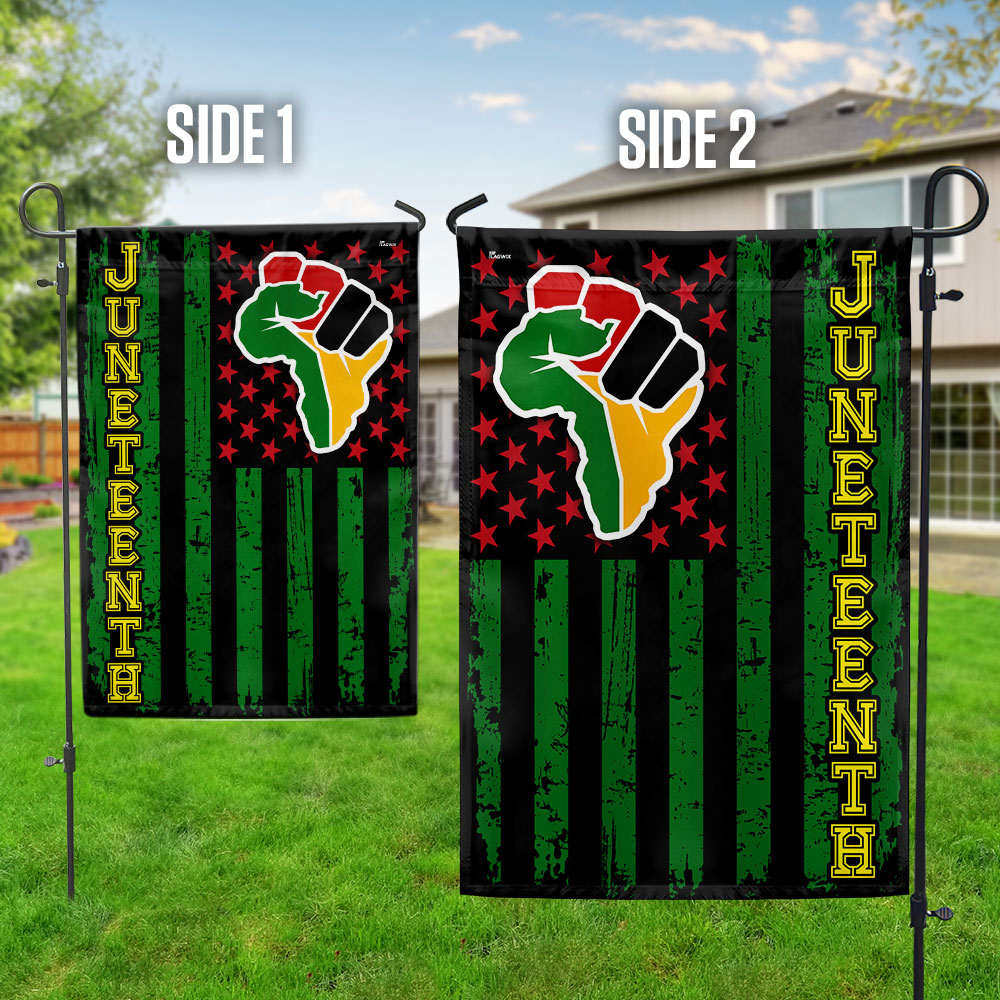 Juneteenth. African American Flag