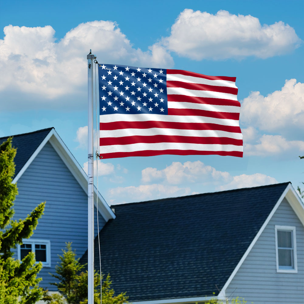 FLAGWIX Premium American Grommet Flag - Weatherproof Outdoor United States Flag