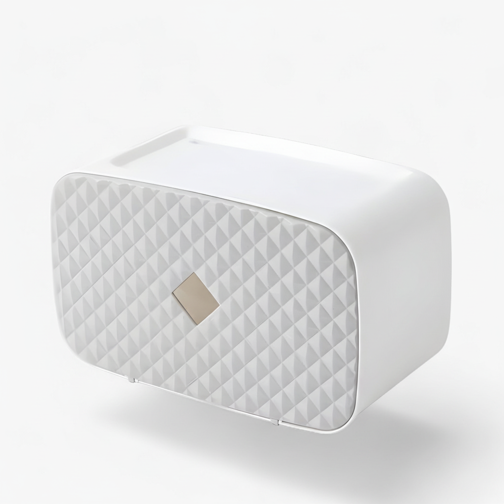 Toilet paper dispenser with shelf - SafeRoller