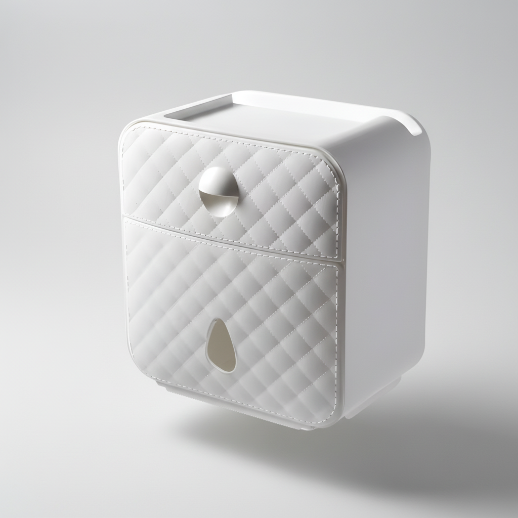 Toilet paper dispenser with shelf - SafeRoller