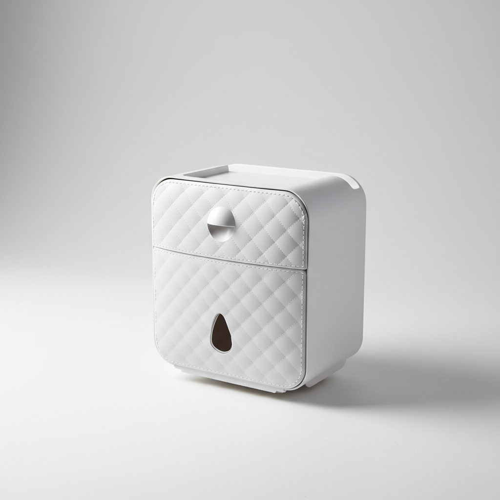 Toilet paper dispenser with shelf - SafeRoller