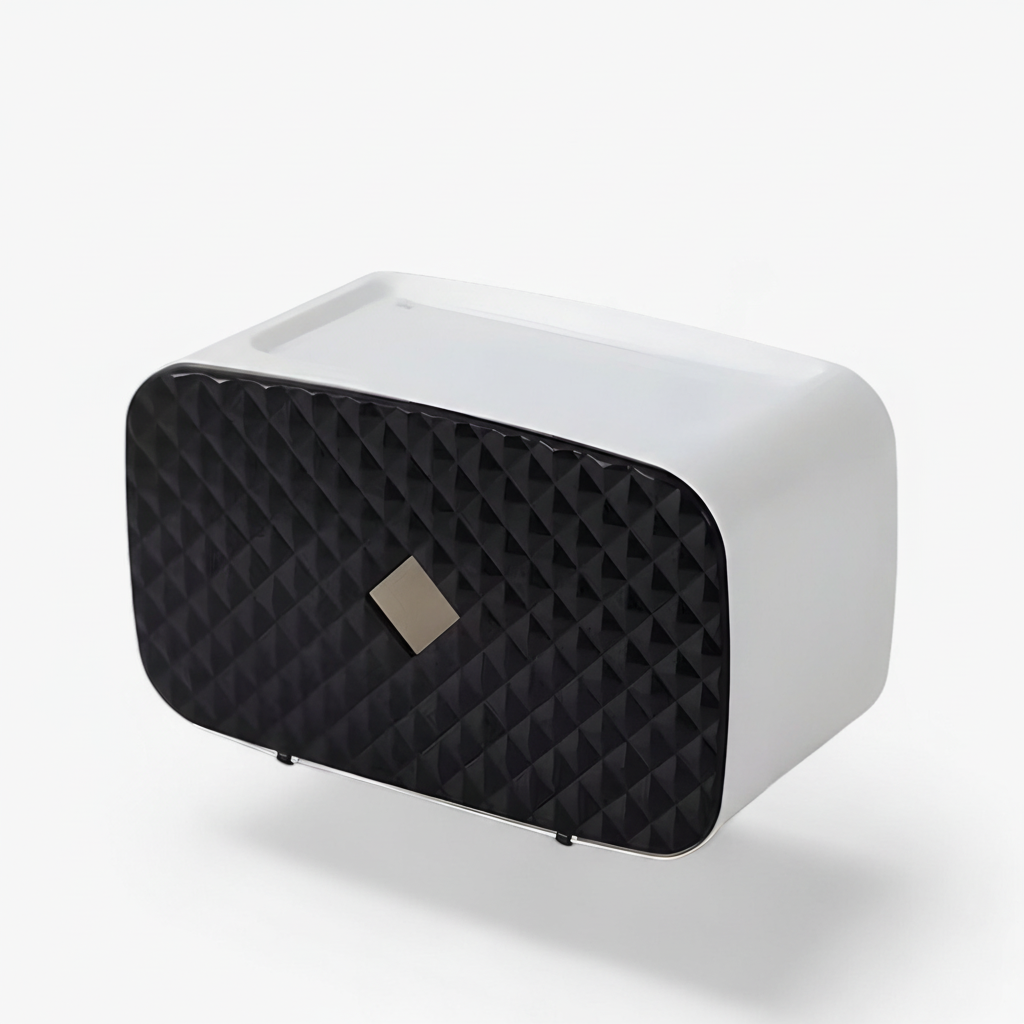 Toilet paper dispenser with shelf - SafeRoller