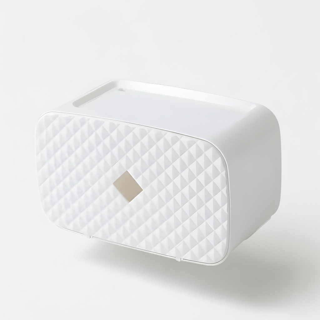 Toilet paper dispenser with shelf - SafeRoller