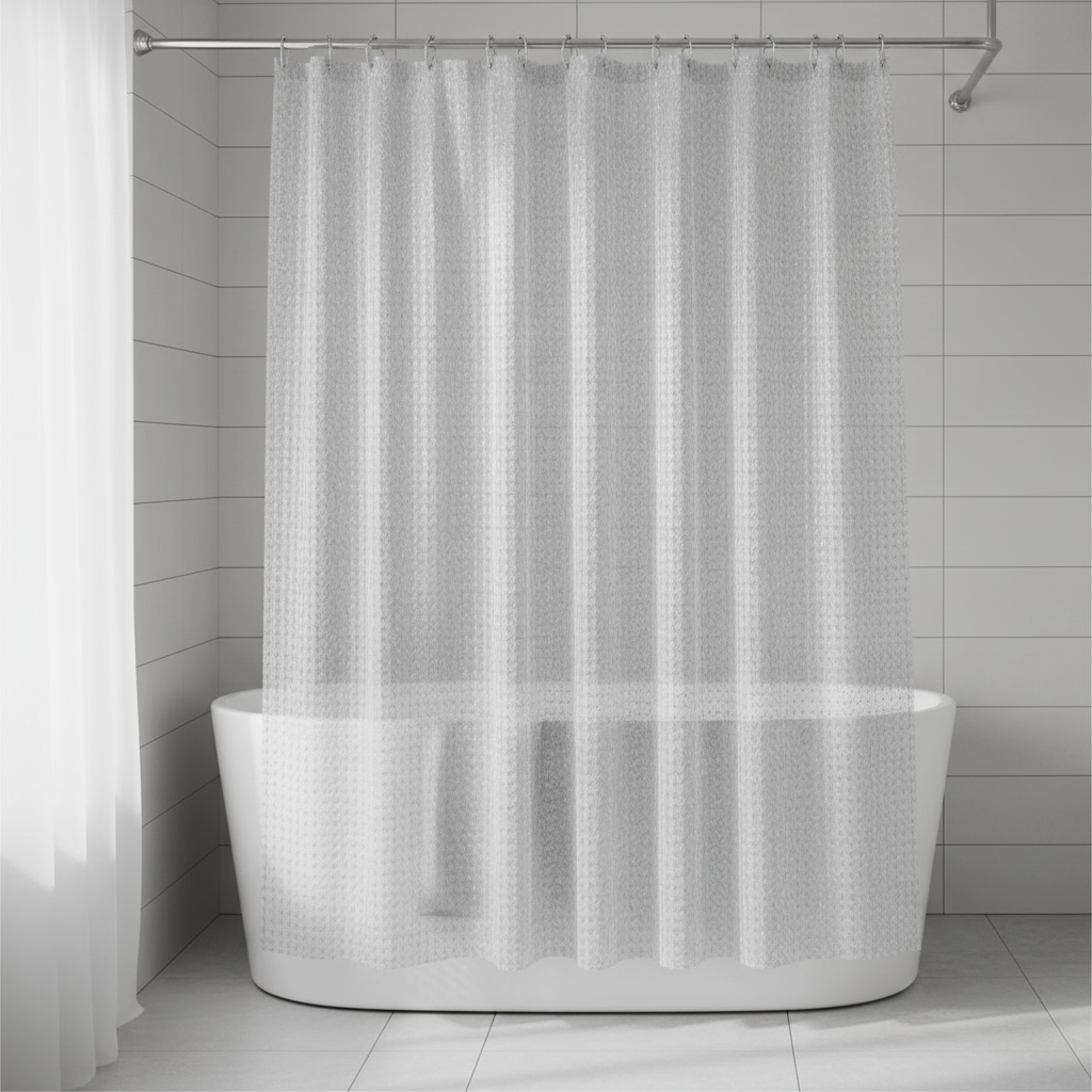 Transparent Shower Curtain EVA - LumiCurtain