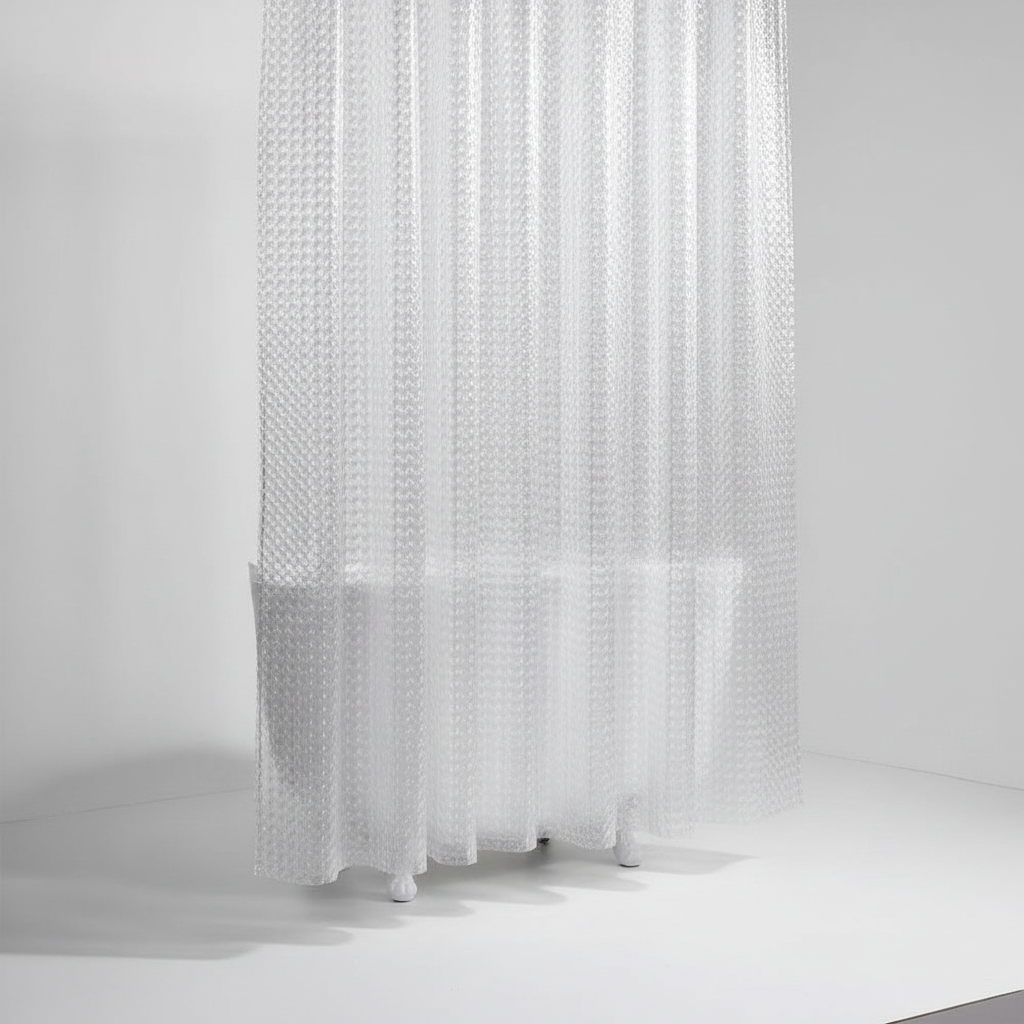 Transparent Shower Curtain EVA - LumiCurtain