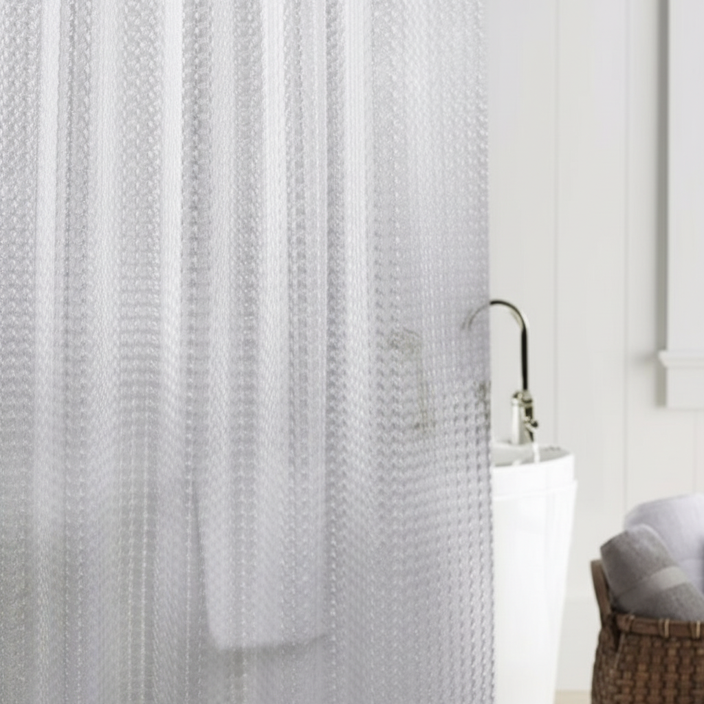 Transparent Shower Curtain EVA - LumiCurtain