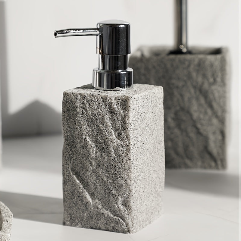Four-piece bathroom accessory set - Gravorn